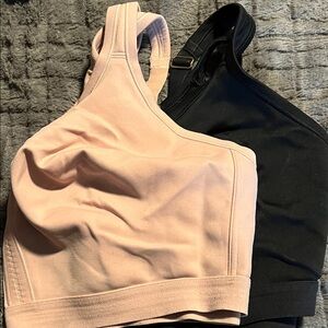 Soma Black and Blush Sports Bra Set